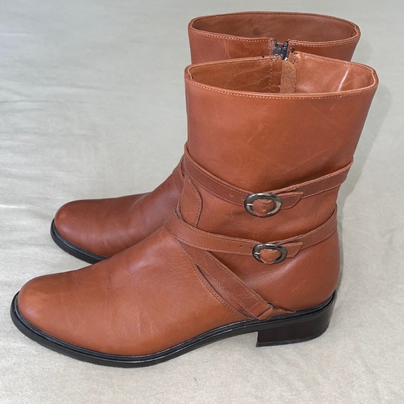 Santana Canada Shoes - SANTANA CANADA VINTAGE WOMEN LEATHER BOOTS SIZE 8.5M